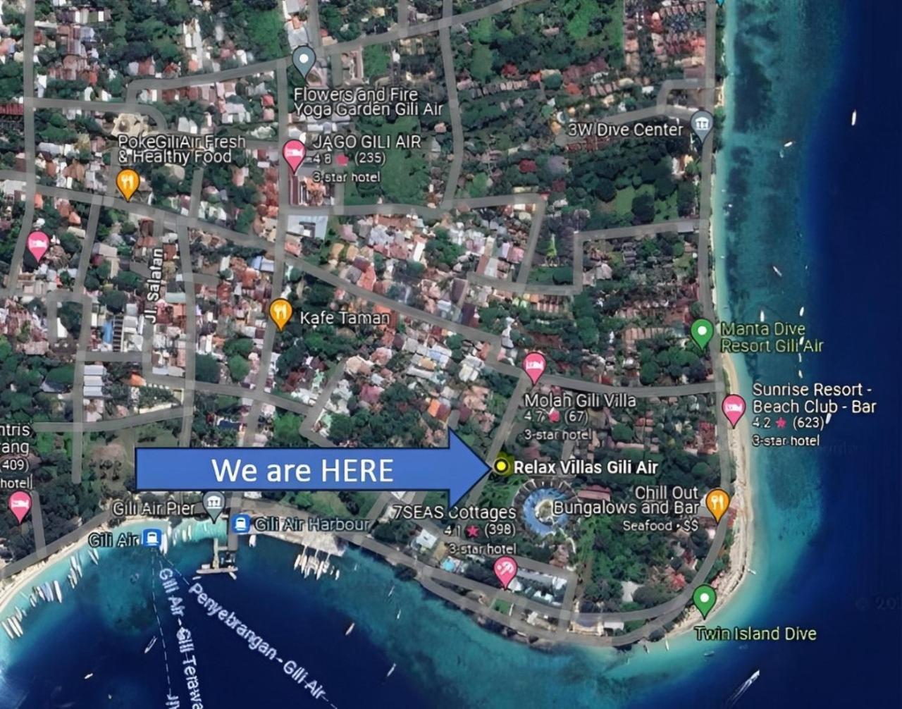 Relax Villas Gili Air Luaran gambar